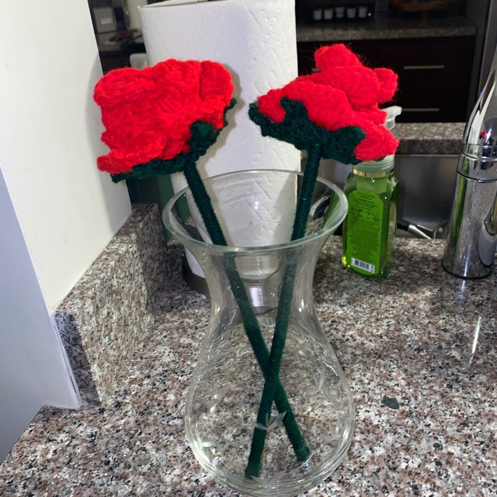 Crocheted Roses